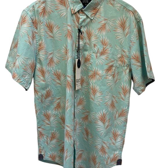 NWT Tropical Short Sleeve Button Shirt By MBS Premium Goods I Men's XL - Picture 12 of 12